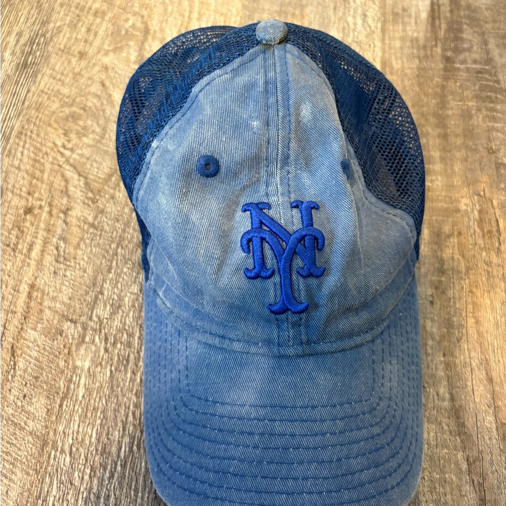 New Era Blue Mesh Baseball Cap
